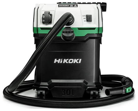 HiKOKI RP300YH RP300YHWAZ Nedves-/száraz porszívó 1200 W 30 l H minősítésű porszívó osztály