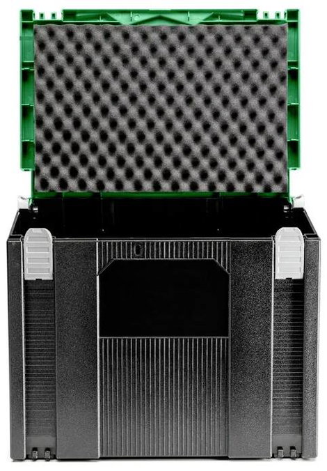 HiKOKI System Case IV 402541 Gép hordtáska Műanyag Fekete, Zöld (H x Sz x Ma) 295 x 315 x 295 mm