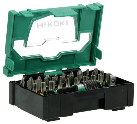 HiKOKI 40030019 Bit készlet T profil, Egyeneshornyú, Kereszthornyú Phillips, Kereszthornyú Pozidriv, 2. kép