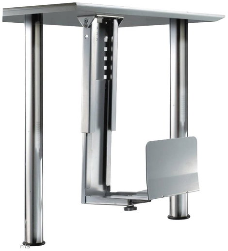 Asztal alá szerelhető számítógépház tartó, max. 30 kg, NewStar CPU D200SILVER 2. kép