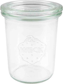 WECK 760 Mini pohár, 12, 160 ml -es doboz gyűrűk és klipek nélkül