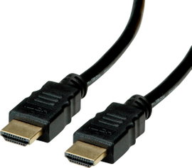 roline recycled material HDMI Csatlakozókábel HDMI-A dugó, HDMI-A dugó 5.00 m Fekete 11.45.5905 8K U