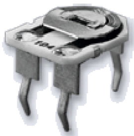 Cermet trimmer potméter, TT Electronics AB TGN805M 2002101855 10 kΩ, felül állítható, 0,5 W ± 20 %