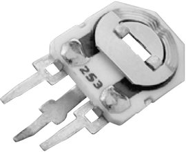 Cermet trimmer potméter, TT Electronics AB TGN825M 2002112055 22 kΩ, oldalt állítható, 0,5 W ± 20 %