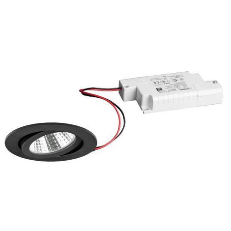 Brumberg 39363183 39363183 LED-es beépíthető lámpa LED Nélkül 6 W Fekete