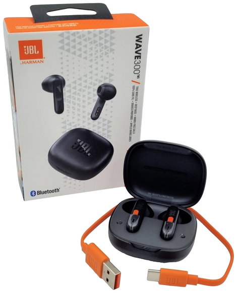 JBL Wave 300 TWS In Ear fejhallgató Bluetooth® Stereo Fekete Headset Mobiltelefon 2. kép