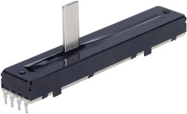 Toló potméter 200 kΩ sztereo 0,25 W lineáris TT Electronics AB 4111505660