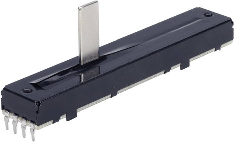 Toló potméter 200 kΩ sztereo 0,25 W lineáris TT Electronics AB 4111505660