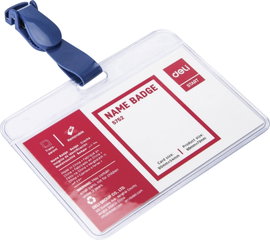 DELI D651735 Névtábla E5752 (Sz x Ma) 90 mm x 54 mm 50 db