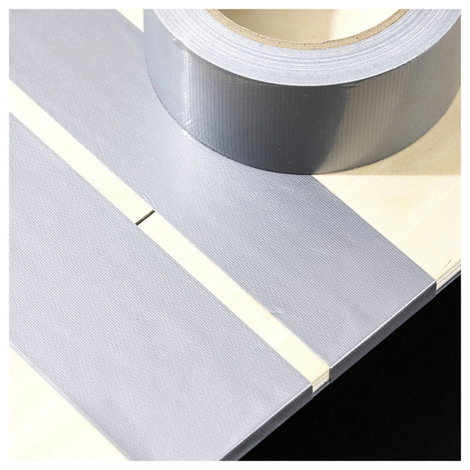 DELI D266795 Szövet ragasztószalag Ezüst (H x Sz) 20 m x 4.8 cm 1 db 8. kép