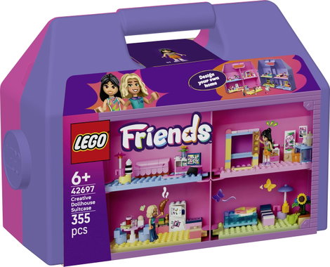 LEGO® FRIENDS 42697 Hordozható babaház 8 szobával és 2 játékfigurával