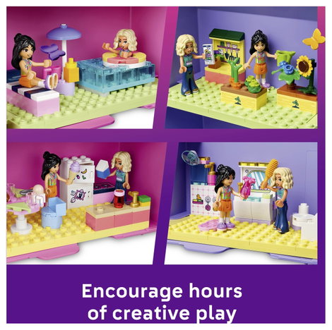 LEGO® FRIENDS 42697 Hordozható babaház 8 szobával és 2 játékfigurával 5. kép
