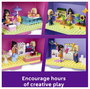LEGO® FRIENDS 42697 Hordozható babaház 8 szobával és 2 játékfigurával 5. bélyegkép