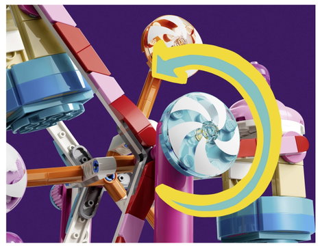 LEGO® FRIENDS 42700 Cupcake óriáskerék Vidámparki játék fantáziadús szerepjátékokhoz 3 figurával és 10. kép