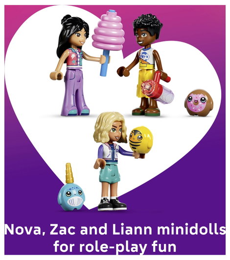 LEGO® FRIENDS 42700 Cupcake óriáskerék Vidámparki játék fantáziadús szerepjátékokhoz 3 figurával és 5. kép