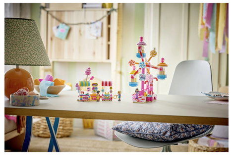 LEGO® FRIENDS 42700 Cupcake óriáskerék Vidámparki játék fantáziadús szerepjátékokhoz 3 figurával és 7. kép