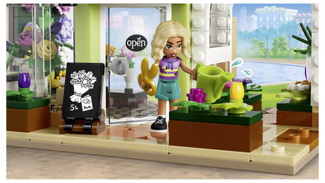 LEGO® FRIENDS 42693 Szerepjáték játékbolt 2 minifigurával, virágdíszekkel és csokrokkal 7. kép