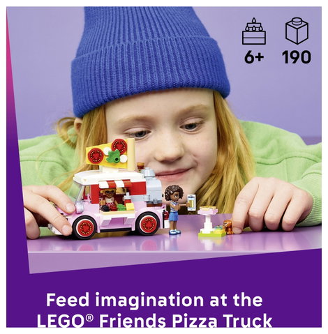 LEGO® FRIENDS 42694 2 játékfigura, pizzasütő, feltétek és kutyafigura 4. kép