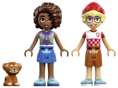 LEGO® FRIENDS 42694 2 játékfigura, pizzasütő, feltétek és kutyafigura 8. kép