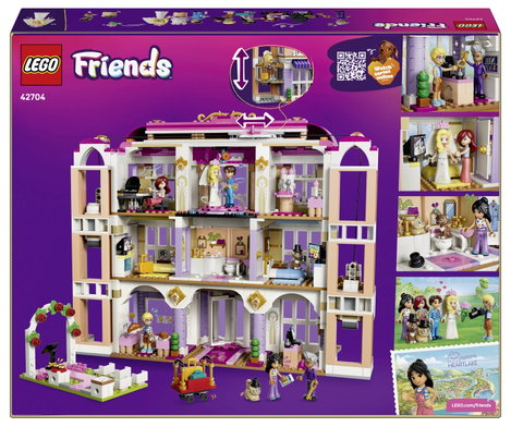 LEGO® FRIENDS 42704 Heartlake City Grand Hotelje  játékkészlet 6 figurával és 2 macskával 2. kép