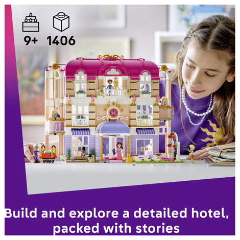 LEGO® FRIENDS 42704 Heartlake City Grand Hotelje  játékkészlet 6 figurával és 2 macskával 4. kép