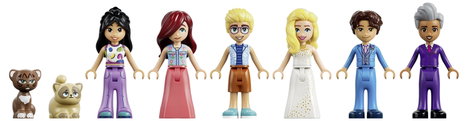 LEGO® FRIENDS 42704 Heartlake City Grand Hotelje  játékkészlet 6 figurával és 2 macskával 7. kép