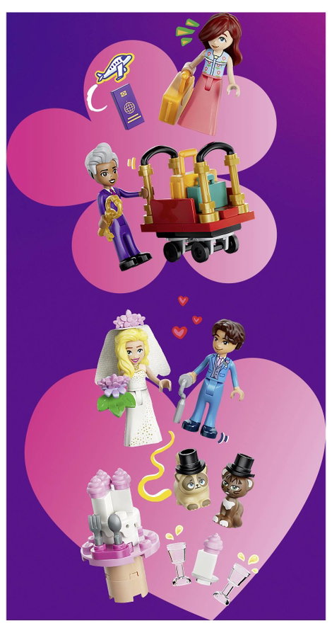 LEGO® FRIENDS 42704 Heartlake City Grand Hotelje  játékkészlet 6 figurával és 2 macskával 8. kép