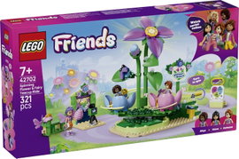 LEGO® FRIENDS 42702 Tündér teáscsésze körhinta virágdíszekkel  játék vidámparkkal  körhinta, 3 játék