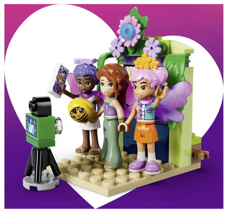 LEGO® FRIENDS 42702 Tündér teáscsésze körhinta virágdíszekkel játék vidámparkkal körhinta, 3 játék 4. kép