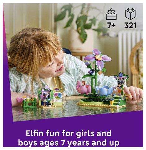 LEGO® FRIENDS 42702 Tündér teáscsésze körhinta virágdíszekkel játék vidámparkkal körhinta, 3 játék 5. kép