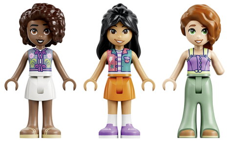 LEGO® FRIENDS 42702 Tündér teáscsésze körhinta virágdíszekkel játék vidámparkkal körhinta, 3 játék 8. kép