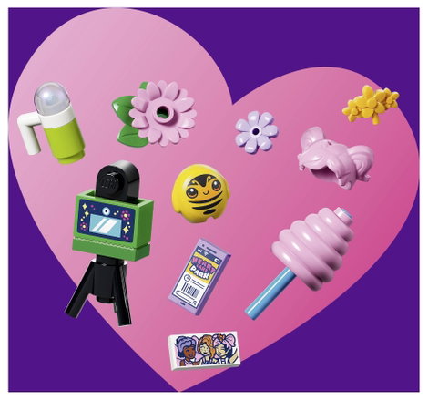 LEGO® FRIENDS 42702 Tündér teáscsésze körhinta virágdíszekkel játék vidámparkkal körhinta, 3 játék 9. kép
