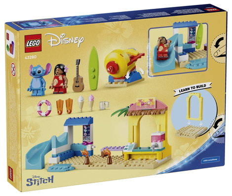 LEGO® DISNEY 43280 Szórakozás a tengerparton Lilóval és Stitch-kel 2. kép