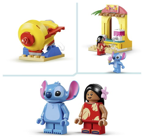 LEGO® DISNEY 43280 Szórakozás a tengerparton Lilóval és Stitch-kel 6. kép