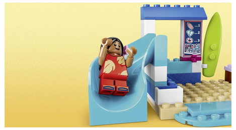 LEGO® DISNEY 43280 Szórakozás a tengerparton Lilóval és Stitch-kel 8. kép