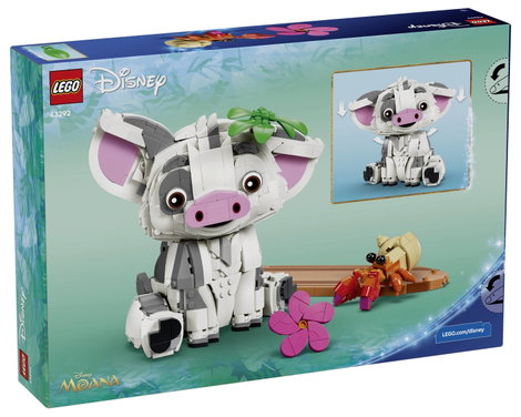 LEGO® DISNEY 43292 Vaiana Pua mozgó disznó kiállításra szánt pua 2. kép