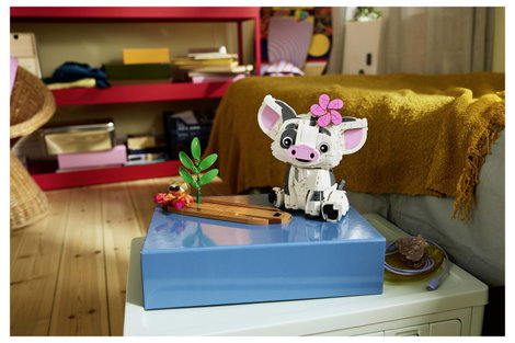 LEGO® DISNEY 43292 Vaiana Pua mozgó disznó kiállításra szánt pua 4. kép