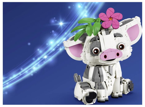 LEGO® DISNEY 43292 Vaiana Pua mozgó disznó kiállításra szánt pua 7. kép