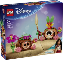 LEGO® DISNEY 43293 Vaiana Kakamora  díszes kókuszdiók  modell 2 Kakamora gonosztevővel