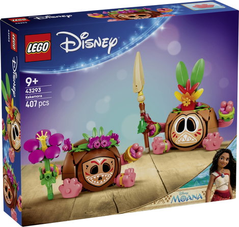 LEGO® DISNEY 43293 Vaiana Kakamora díszes kókuszdiók modell 2 Kakamora gonosztevővel
