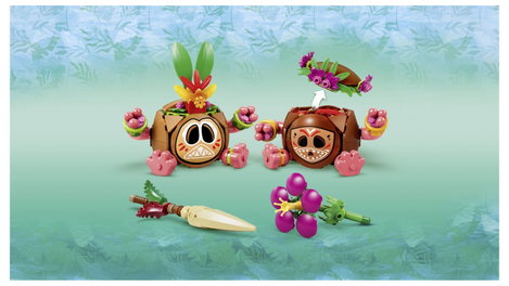 LEGO® DISNEY 43293 Vaiana Kakamora díszes kókuszdiók modell 2 Kakamora gonosztevővel 7. kép