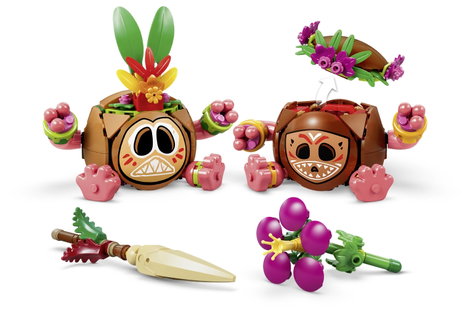 LEGO® DISNEY 43293 Vaiana Kakamora díszes kókuszdiók modell 2 Kakamora gonosztevővel 8. kép