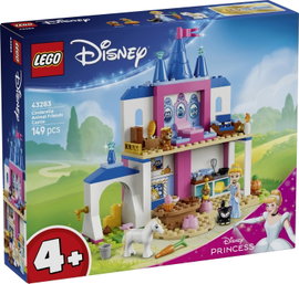LEGO® DISNEY 43283 Hamupipőke hercegnő állatpalotája  Építőjáték Hamupipőkével és 4 állattal