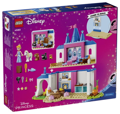 LEGO® DISNEY 43283 Hamupipőke hercegnő állatpalotája Építőjáték Hamupipőkével és 4 állattal 2. kép