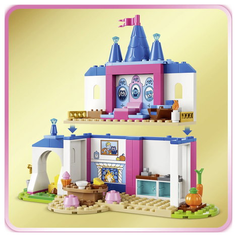 LEGO® DISNEY 43283 Hamupipőke hercegnő állatpalotája Építőjáték Hamupipőkével és 4 állattal 4. kép