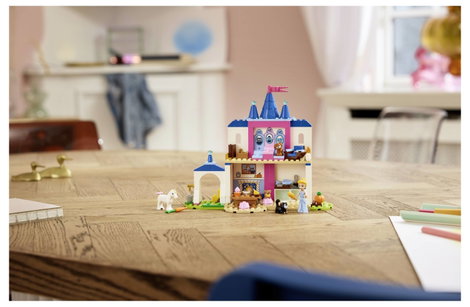 LEGO® DISNEY 43283 Hamupipőke hercegnő állatpalotája Építőjáték Hamupipőkével és 4 állattal 7. kép