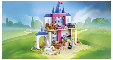 LEGO® DISNEY 43283 Hamupipőke hercegnő állatpalotája Építőjáték Hamupipőkével és 4 állattal 8. kép