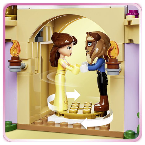 LEGO® DISNEY 43289 Belle és a Szörnyeteg elvarázsolt kastélya 4. kép