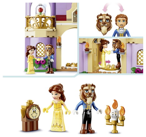 LEGO® DISNEY 43289 Belle és a Szörnyeteg elvarázsolt kastélya 7. kép