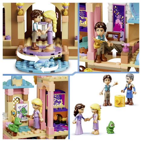 LEGO® DISNEY 43297 Rapunzel hercegnő kastélya 5 figurával 4. kép